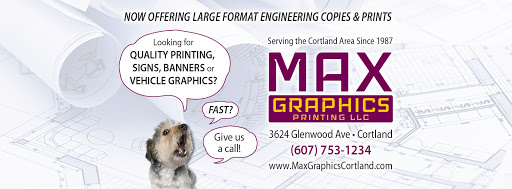 Commercial Printer «Max Graphics Printing & Signs», reviews and photos, 3624 Glenwood Ave, Cortland, NY 13045, USA