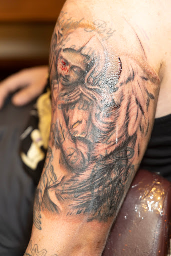 Explore tattoo wrist ideas, creative tattoo ideas in Canton, available at The Inkeepers Tattoo Parlor