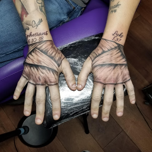 Explore back flower tattoo ideas, creative tattoo ideas in Easley, available at Peach Pit Tattoo