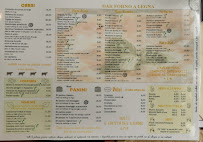 Menu du Mattarello à Rome