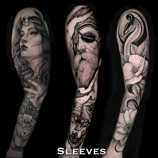 Explore architecture tattoo ideas, creative tattoo ideas in Barre, available at Rock City Tattoo