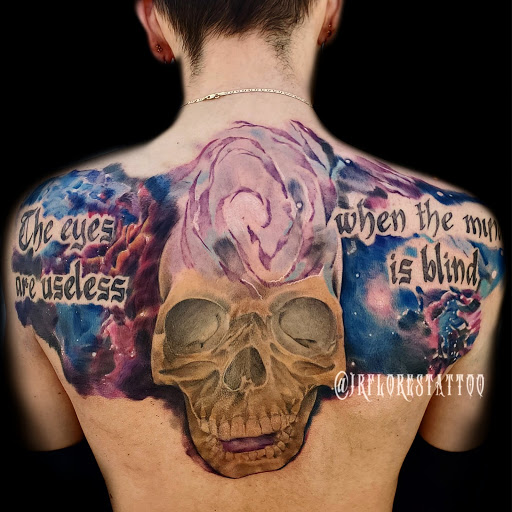 Explore stoic tattoo ideas, creative tattoo ideas in Caldwell, available at Blue Ring Studio Tattoo & Piercing