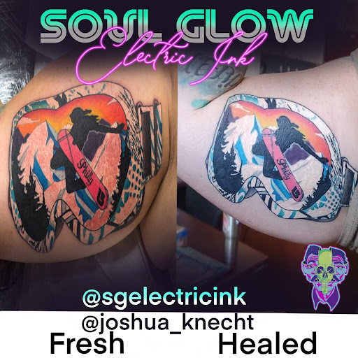 Explore templar tattoo ideas, creative tattoo ideas in Bethlehem, available at Soul Glow Electric Ink