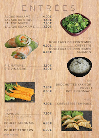 Menu / carte de Sushi Gaudois à La Gaude