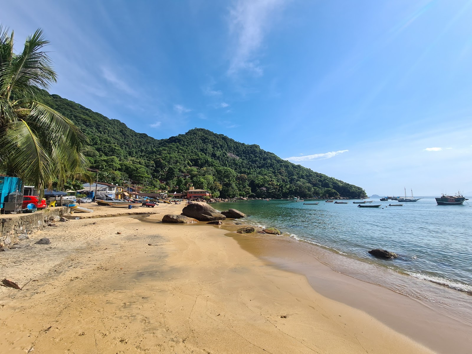 Praia de Picinguaba的照片 带有碧绿色纯水表面