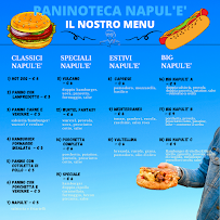 Carte du Paninoteca Napul'è à Poggibonsi