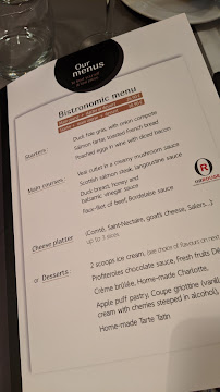 Restaurant français Restaurant - Le Chalet à Limoges - menu / carte