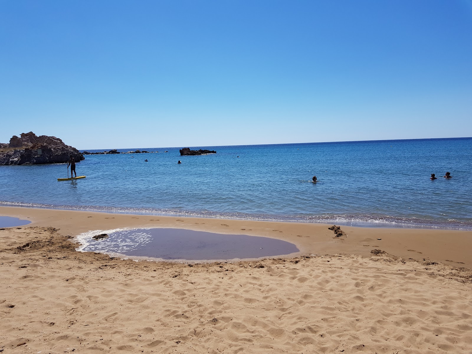 Photo of Ag.Ioannis beach with spacious bay