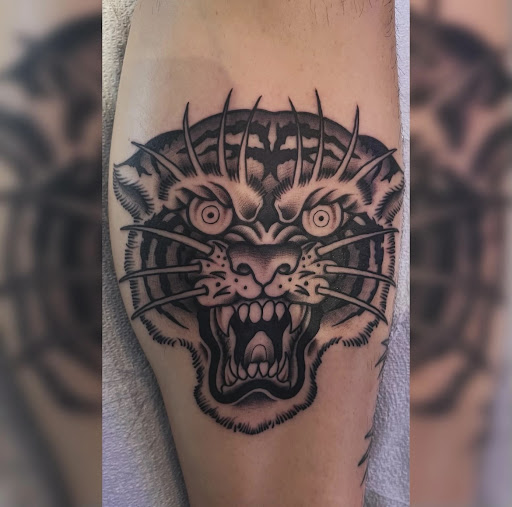 Explore bicep tattoo ideas, creative tattoo ideas in Junction City, available at Patriot Tattoo Company