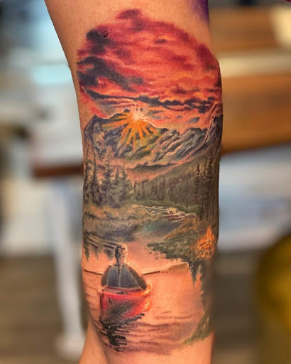 Find tiger tattoo ideas for your next unique tattoo in Dayton at Aisle 9 Tattoo