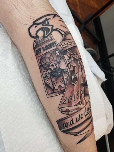 Explore meditation tattoo ideas, creative tattoo ideas in West Chester, available at High Rollers Tattoo Studio