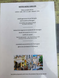 Restaurant français La Table d'Oste restaurant à Auch (la carte)