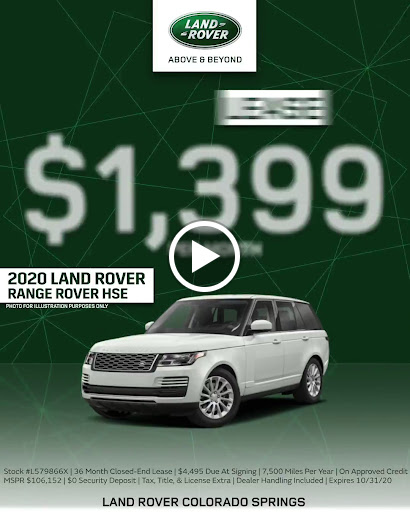 Land Rover Dealer «Land Rover Colorado Springs», reviews and photos, 565 Automotive Dr, Colorado Springs, CO 80905, USA