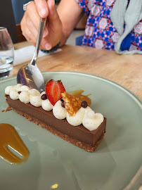 Tarte au chocolat du Restaurant de fruits de mer Le Petit Poucet à Saint-Palais-sur-Mer - n°1