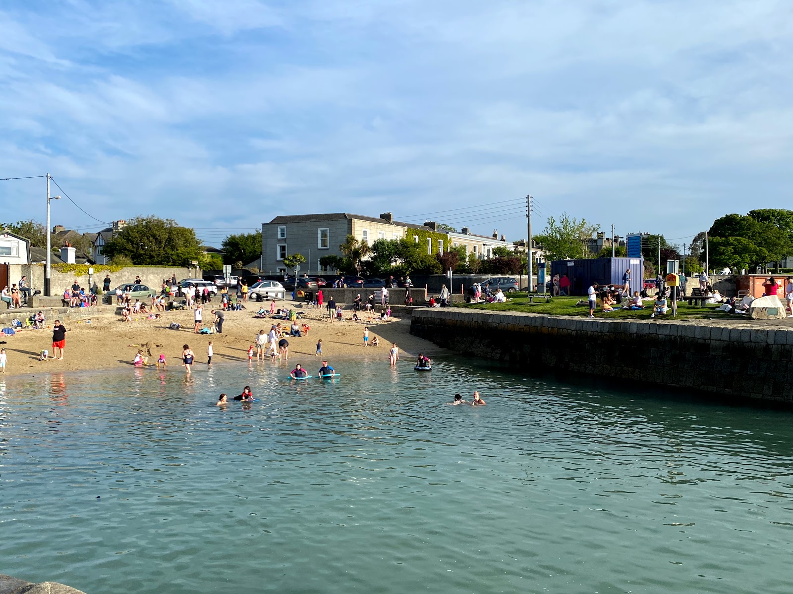 Photo of Sandycove beach with turquoise pure water surface