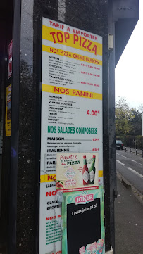 Top Pizza à Nogent-sur-Marne carte