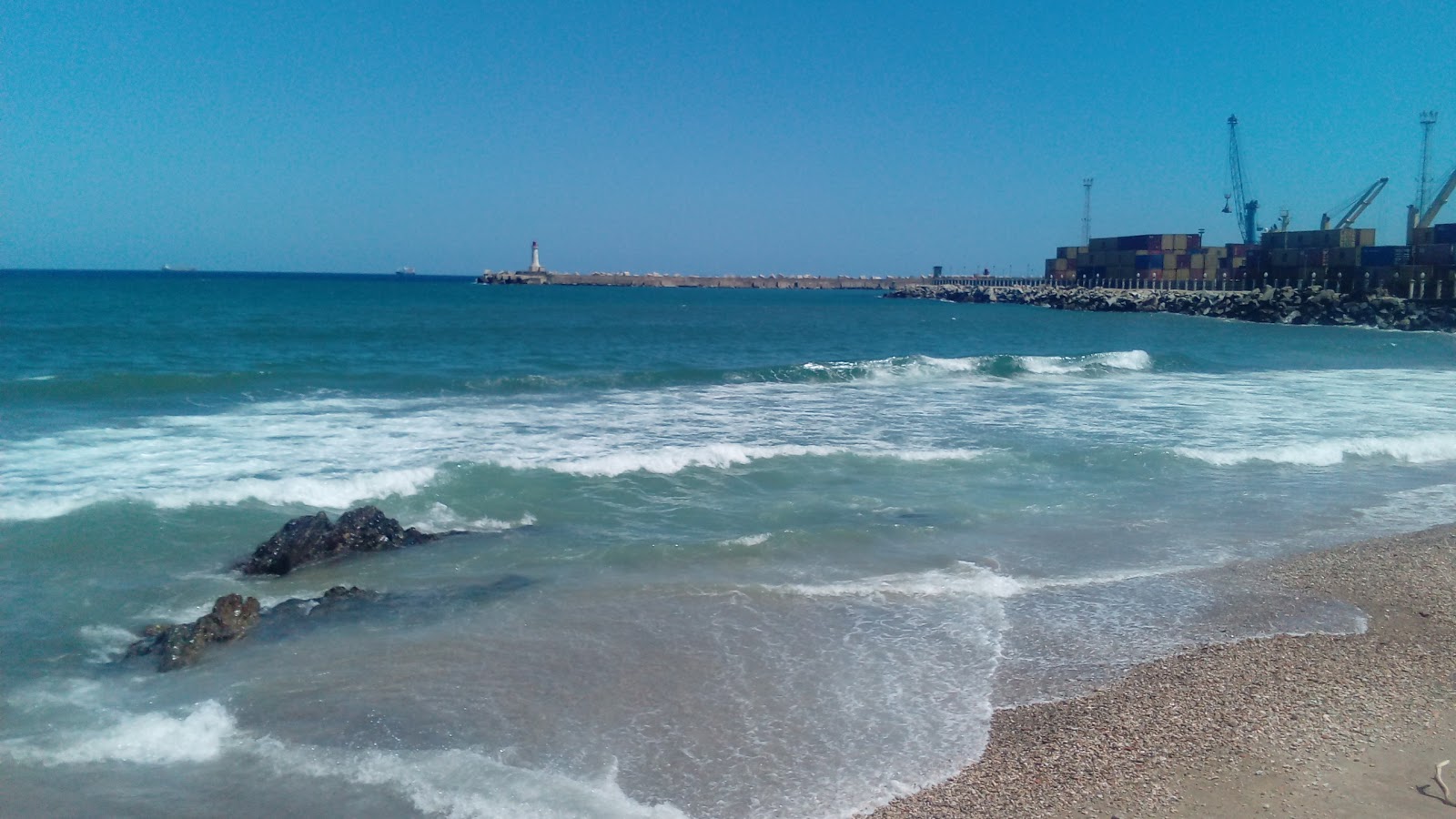 Foto van Plage chateau vert met hoog niveau van netheid