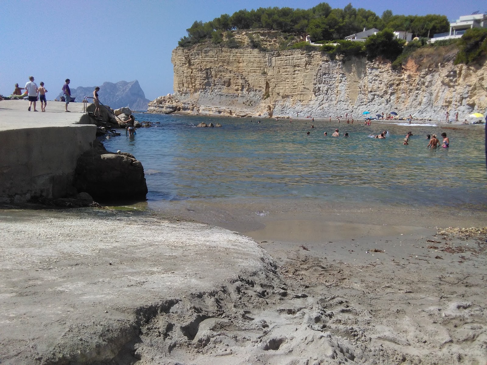 Photo of Cala Advocat and the settlement