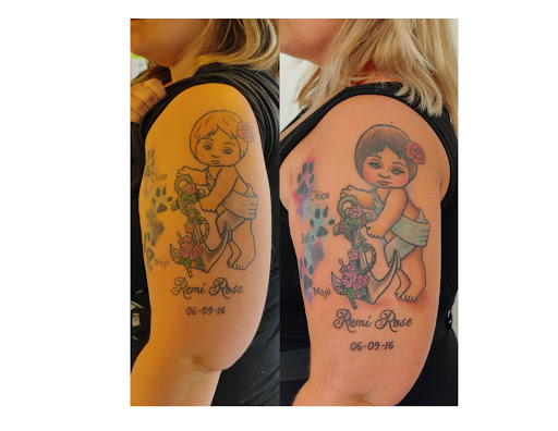 Explore tattoo idead for grandpa, creative tattoo ideas in Hebron, available at Explosive Ink Tattoo