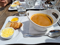 Soupe de potiron du Restaurant méditerranéen Le Dauphin à Le Grau-du-Roi - n°1