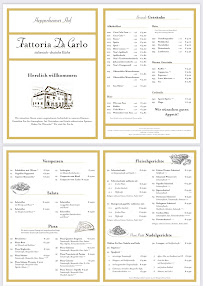 Menu / carte de Trattoria Da Carlo à Worms