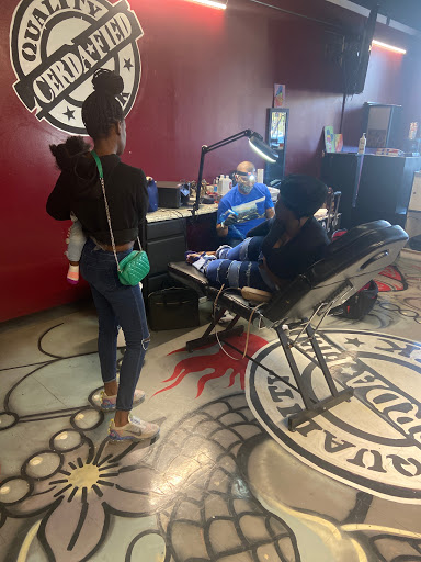Explore tattoo ideas for knuckles, creative tattoo ideas in Houston, available at Cerdafied Ink Tattoo Studio
