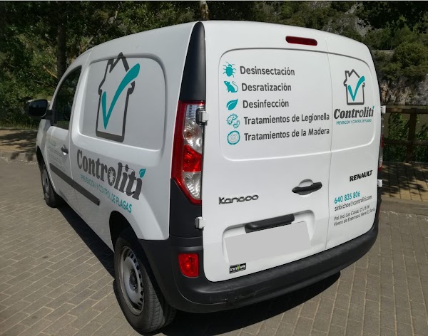CONTROLITI - Control de Plagas Soria - Ttos. de madera contra carcoma y termitas - Prev. Legionella