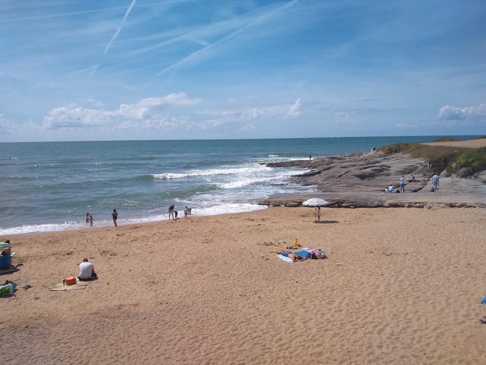 Foto av La Sauzaie beach med lång rak strand