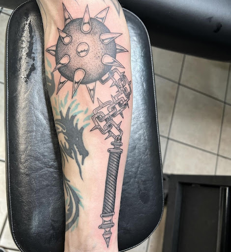 Explore grandpa tattoo ideas, creative tattoo ideas in Eugene, available at High Priestess Piercing & Tattoo