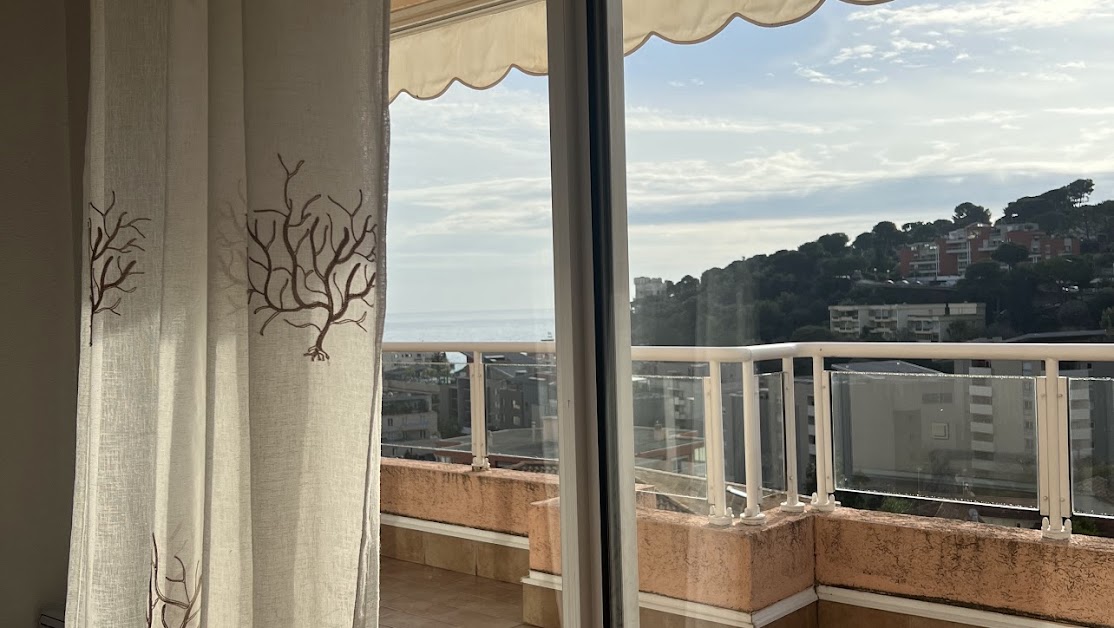 Coquet appartement avec terrasse sur la mer à Roquebrune-Cap-Martin