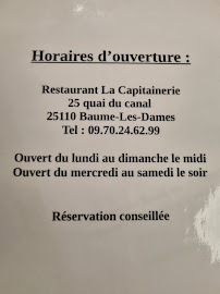 Photos du propriétaire du Restaurant La Capitainerie à Baume-les-Dames - n°3