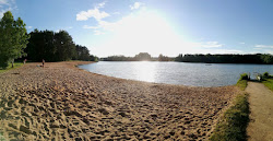 Foto von Badestrand Langlau annehmlichkeitenbereich