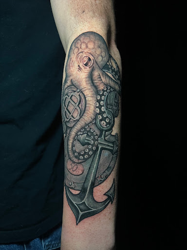 Explore cover up tattoo ideas female leg, creative tattoo ideas in Waterbury Center, available at Black Garden Tattoo