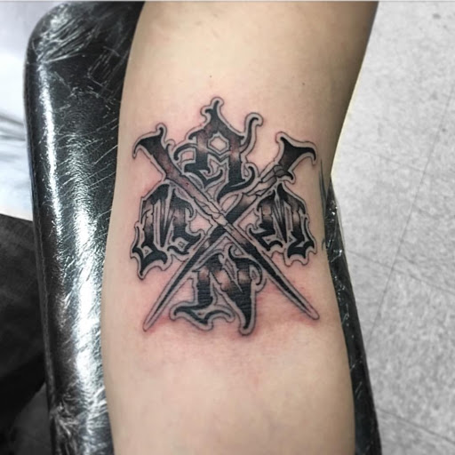 Explore male full sleeve tattoo ideas, creative tattoo ideas in Stockton, available at Stockton Tattoo & Piercing