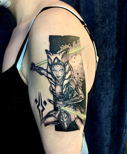 Find tattoo ideas bear for your next unique tattoo in Houston at Black Swan Tattoo Studio