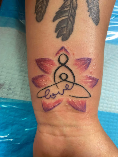 Explore kitty tattoo ideas, creative tattoo ideas in Roanoke, available at Mischief Ink Tattoo