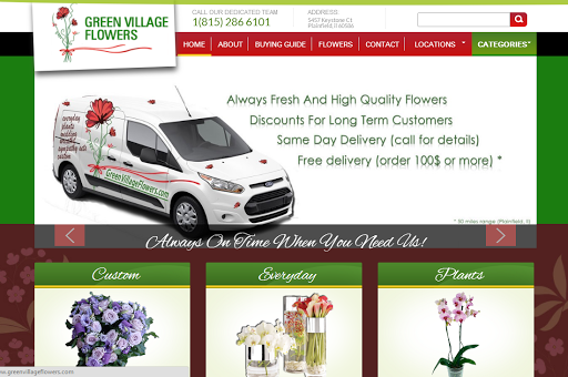Wholesale Florist «Green Village Flowers», reviews and photos, 5457 Keystone Ct, Plainfield, IL 60586, USA