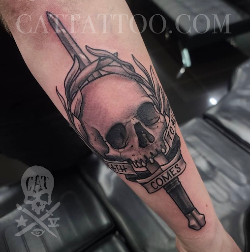 Explore tramp stamp cover up tattoo ideas, creative tattoo ideas in Addison, available at Cat Tattoo