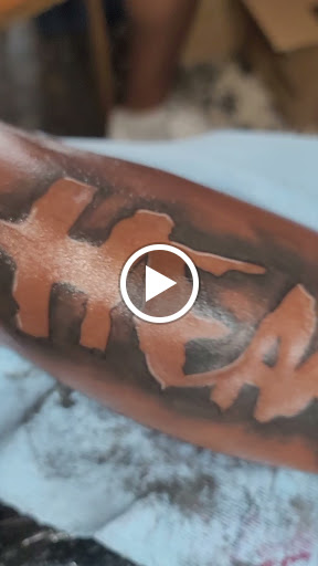 Explore name face tattoo ideas, creative tattoo ideas in Jacksonville, available at Renegade Art Studio LLC