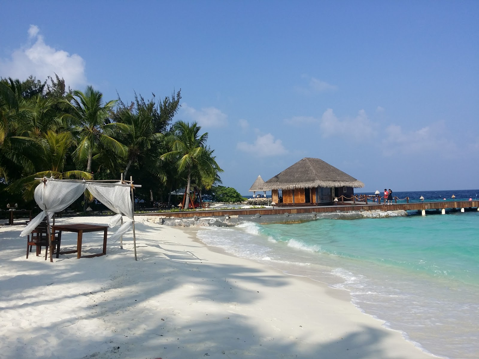 Taj Coral Reef Resort的照片 带有碧绿色纯水表面