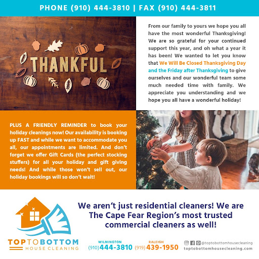 Cleaning Service «Top To Bottom House Cleaning», reviews and photos, 4721 Crosswinds Dr, Wilmington, NC 28409, USA