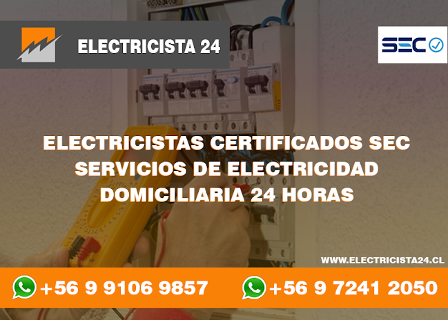 Electricista a Domicilio Sec 24 Horas - Maipú