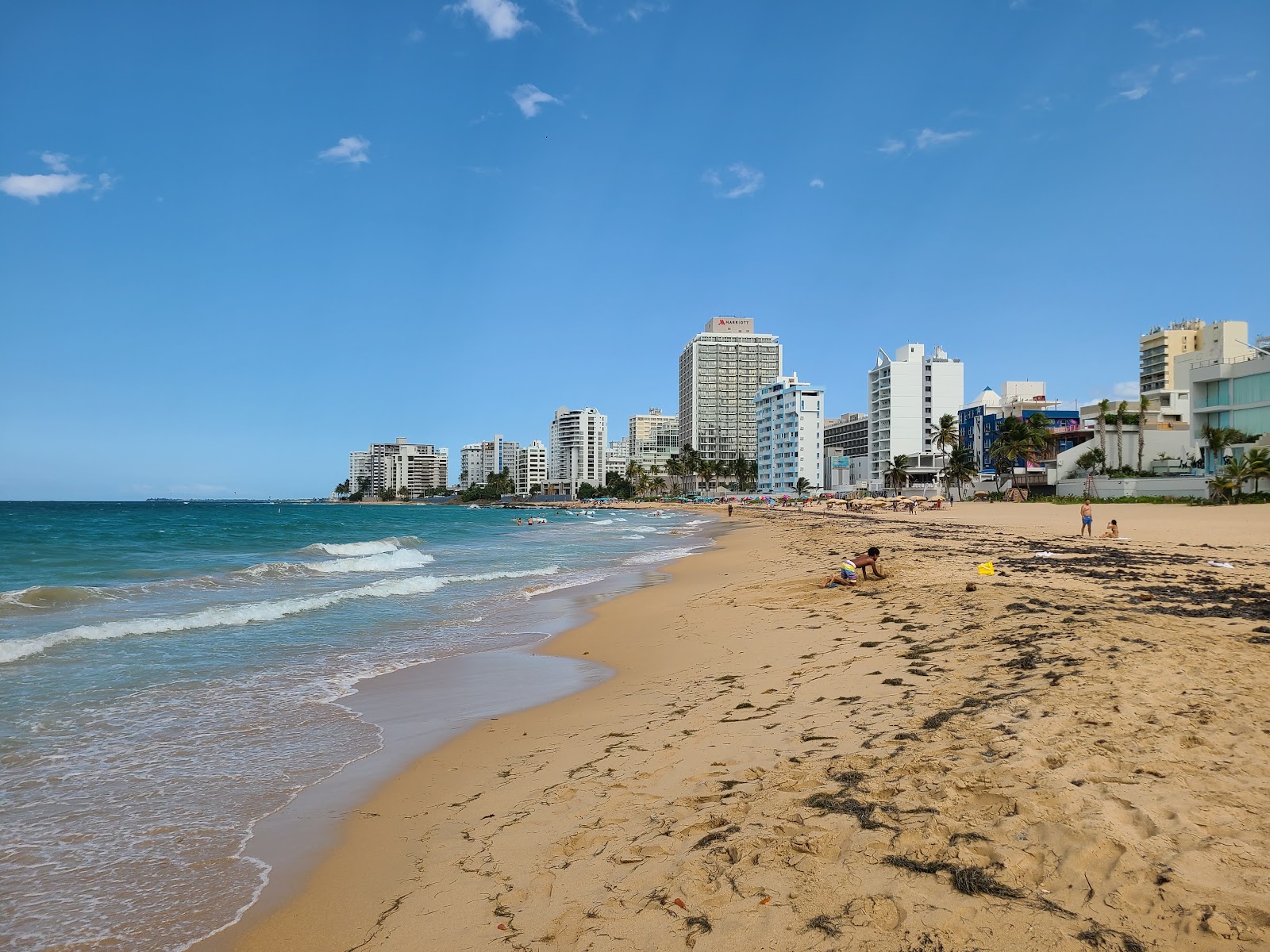 Photo of Atlantic beach and the settlement