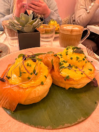 Œufs Bénédicte du Restaurant servant le petit-déjeuner Bon Bouquet Café à Paris - n°17