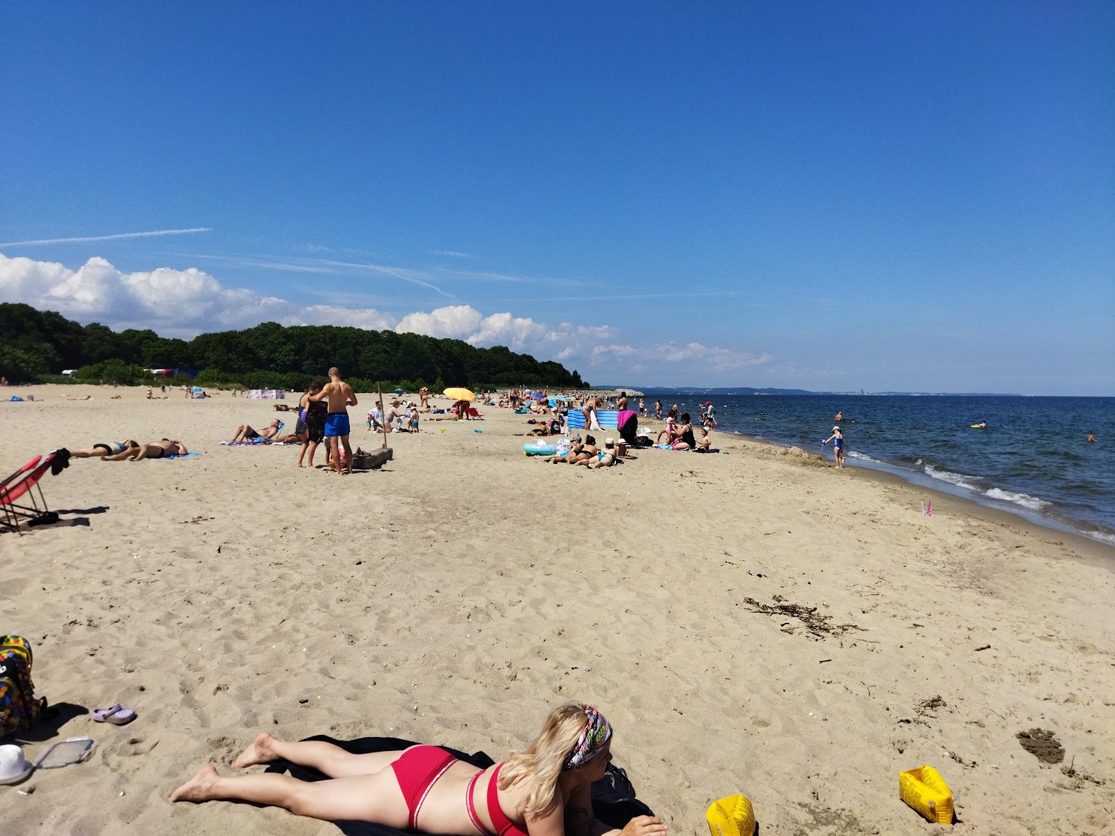 Foto di Brzezno Beach - luogo popolare tra gli intenditori del relax