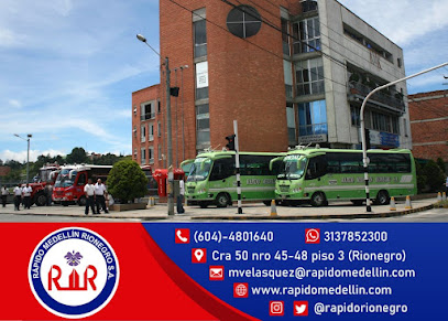 Rápido Medellin Rionegro - Buses - Microbus - Van