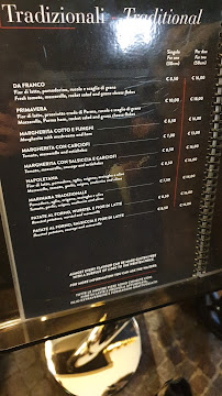 Menu du Da Franco Food Philosophy à Sorrento