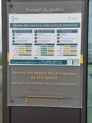 Service Départemental des Impôts Fonciers du Bas-Rhin à Molsheim