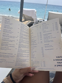 Le Temps d'un Été à Nice menu