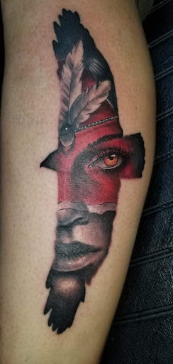 Explore blessed tattoo ideas for guys, creative tattoo ideas in Angola, available at Hoodlum Ink